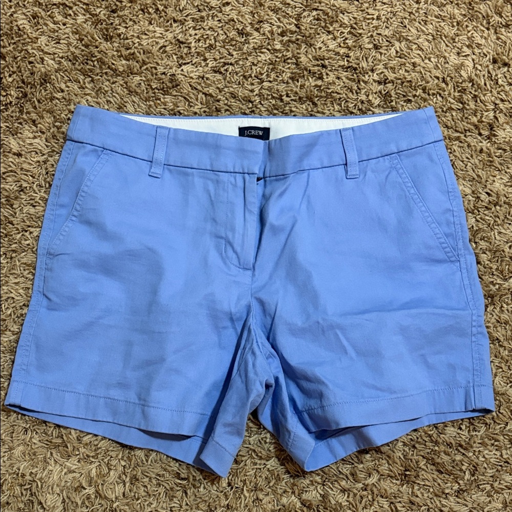 J. Crew Light Blue Cotton Chino Bermuda Shorts